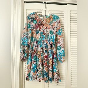JODIFL Floral Multicolor Mini Dress